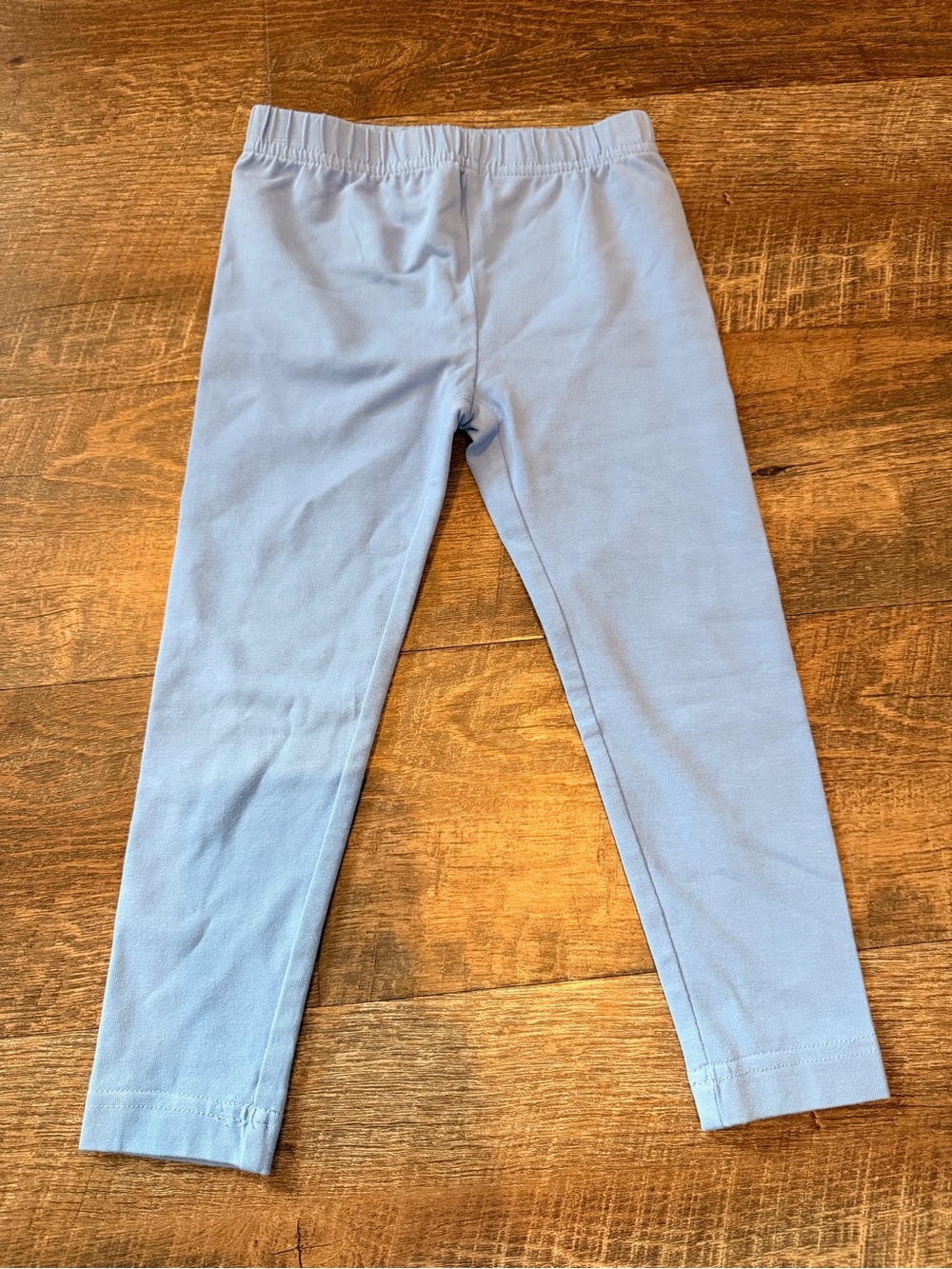 Hanna Andersson Blue Leggings Girls Size 3T Cotton Stretch Pull On Pants
